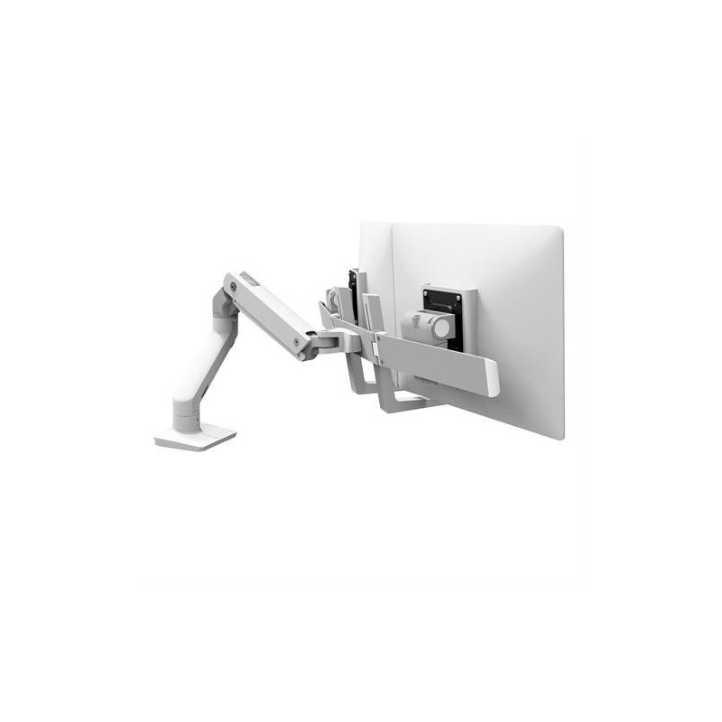 Ergotron HX Dual Monitor Arm für 2 Monitore, Tischhalterung (weiß)
